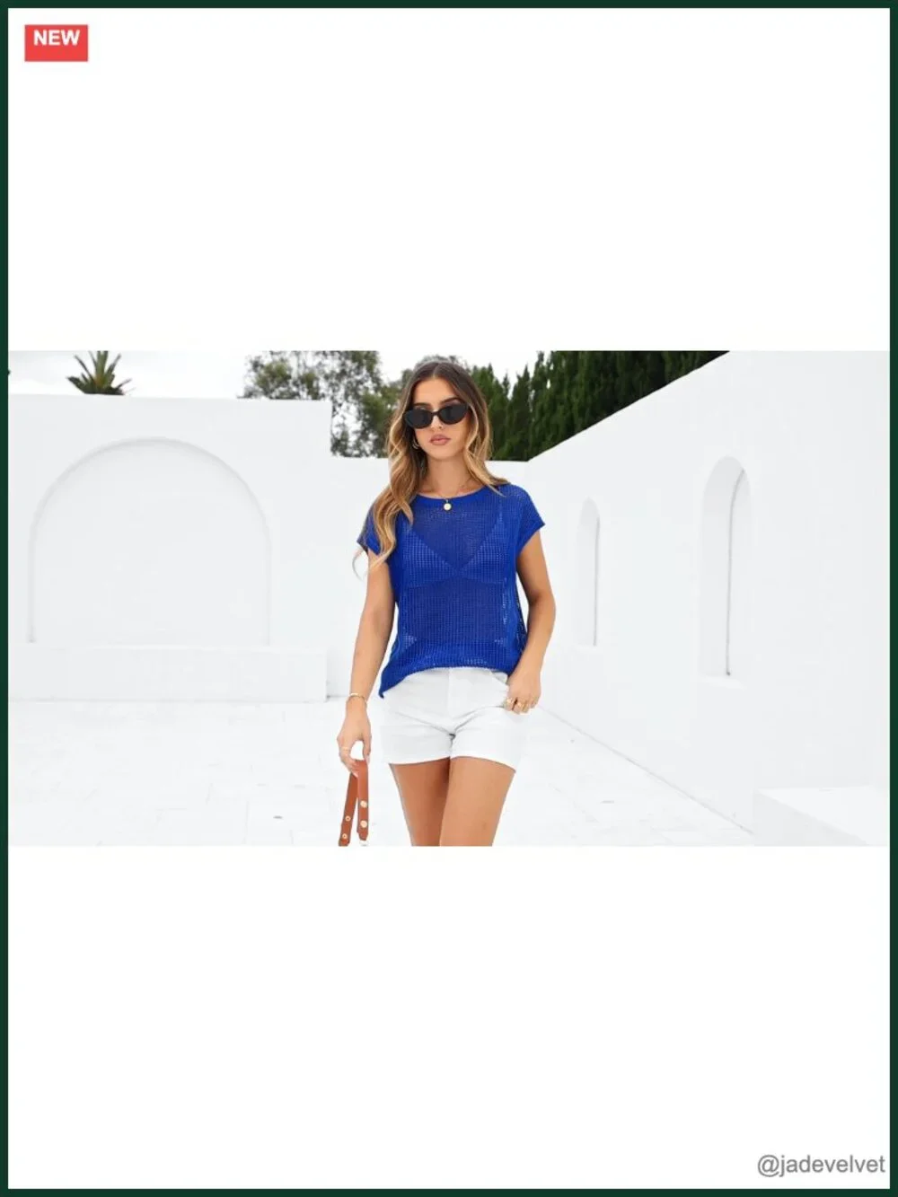 Crochet Cover Up Mesh Top Lightweight Beach Vacation Sweater
